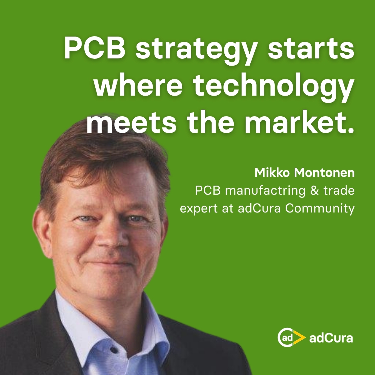 Mikko Montonen, Experte für Leiterplattenfertigung und -handel in der EMS-Experten-Community von adCura